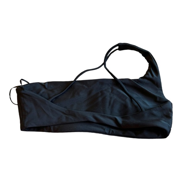 Jade Swim Apex One Shoulder Bikini Top in Black (S) - Picture 10 of 15